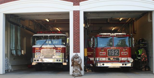 A tanker from Armonk was requested to standby in our Milton Fire House for the duration of a water main break which left parts of the city without working hydrants 9/5/13